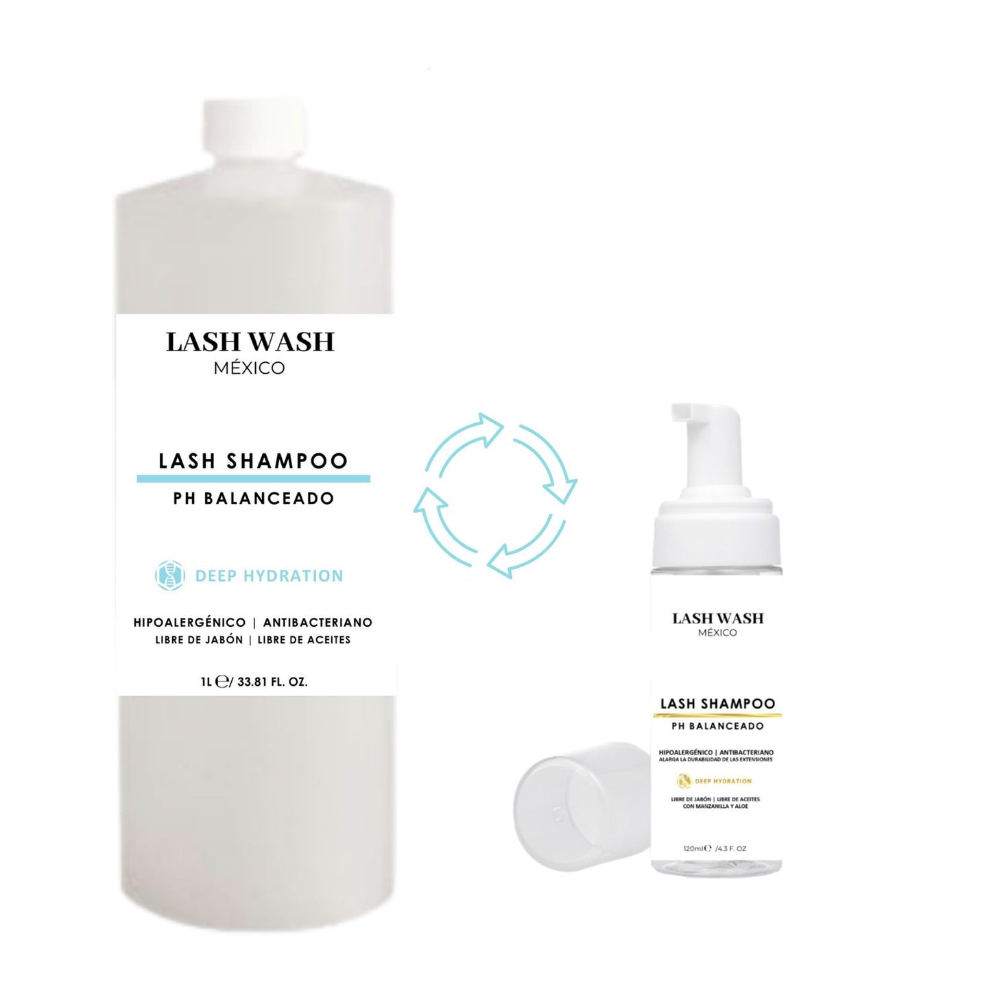 LASH SHAMPOO 1 LITRO